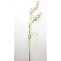 Sztuczny kwiat Gałazka biała Bawełna 145cm